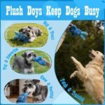 Donkey Squeaky Plush Dog Toy for Small Medium Large Dogs, Blue | Stuffed Plush, Crinkle, Squeaky, Lightweight, For Tug and Chew, Indoor Outdoor Play Keep Dog Busy, Birthday Gift - Image 5