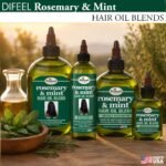 Difeel Rosemary and Mint Hair Oil Blend with Biotin 8 oz. - Made with Natural Mint & Rosemary Oil for Hair Growth - Image 3