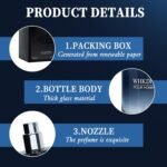 Eau de Toilette Pheromone Cologne for Men, Citrus Fresh and Lasting Spray Perfume Lemon Pepper Base Note Cedar Suitable for Special Occasions and Everyday Elegant mens cologne1.7 Ounce Portable - Image 4