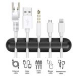 INCHOR Cord Organizer for Desk, Cable Organizer Cable Clips Holder Black - Image 4