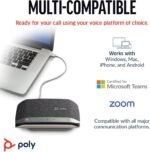 Poly Sync 20 USB-C Personal Portable Smart Speakerphone (Plantronics) – Long Battery Life – Noise/Echo Reduction -Works w/Teams (Certified), Zoom, PC, Mac, Mobile – Amazon Exclusive - Image 8
