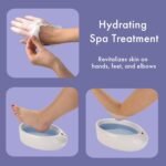 True Glow by Conair Paraffin Bath for Hands and Feet - Moisturizing Treatment With 1lb. Wax - Purple - Image 3