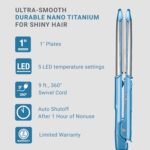 BaBylissPRO 1" Ultra-Sleek Stainless Steel Styling Iron, Hair Straightener, Waver and Curling Tool in one - Image 6