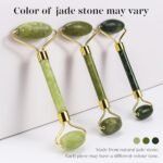 BAIMEI IcyMe Gua Sha & Jade Roller Set for Facial Sculpting and Relaxation | Cooling Face Roller & Guasha Tool for Face Depuffing & Jawline Definition, Beauty Skin Care Tool Gifts for Women–Green - Image 10