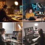 Zoom Lighting for Computer, Adjustable Desk Lighting for Video Calls, 30 Light Modes Video Conference Light, Desk Ring Light with Stand for Webcam, Meetings, Live Stream, Home Office. CRI 97.8 - Image 9
