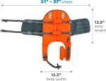 Outward Hound Granby Splash Orange Dog Life Jacket, Medium - Image 8