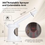 Table Facial Steamer, Face Steamer with Extendable Arm Nano Ionic Steamer for Home Salon Spa or Personal Care - Image 3