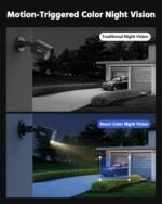 ANNKE 3K Lite Wired Security Camera System Outdoor, 8X 2MP Cameras, 1TB HDD | AI Human/Vehicle Detection, 8CH H.265+ Surveillance DVR and IP67 Home CCTV Came with Smart Dual Light, Color Night Vision - Image 4