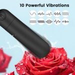 Kverg Handheld Electric Back Massager - Mini Waterproof&Rechargeable Handheld Deep Tissue Neck Black - Image 4