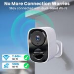 2026 Upgraded 2K Security Cameras Wireless Outdoor, Free Cloud Storage, 1-6 Months Battery Life, Waterproof, 2-Way Talk, AI Motion Detection Spotlight Siren Alarm Cameras for Home Security - Image 6