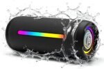 Portable Bluetooth Speaker, IPX7 Waterproof Wireless Speaker, 35W Loud Stereo Sound and Deep Bass, 24H Playtime, Bluetooth 5.4, RGB Lights, Smart Display, EQ for Home/Party/Outdoor/Gifts(Black) - Image 2