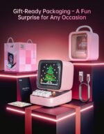 Divoom Ditoo Retro Pixel Art Game Bluetooth Speaker with 16X16 LED App Controlled Front Screen (Pink) - Image 9