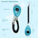 Dog Training Clicker with Sring Wrist and Keyring - Pet Dog Training Clickers for Puppy, Cat, Potty, Bird, Horse, Pet, Trainer Training Tools, Behavior Aids - Image 5