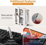 Cell Phone Cleaning Kit, iPhone Cleaning Kit for Charging Port Cleaner Keyboard Cleaning Kit for Airpods/Android/USB C/Earbuds/Laptop/iPad/Camera Lens with Stylus Pen (White) - Image 7
