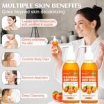 yoniagood 2 PCS Persimmon Body Wash for Strong Odor Control, Natural Persimmon Soap Bar Old People Smell Remover, Smelly Feet Deodorant Body Odor Eliminator, Body Wash Gel for Women & Men - Image 4