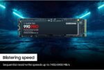 Samsung SSD 990 PRO 2TB, PCIe 4.0 M.2 2280, Up to 7,450 MB/s | NVMe Internal Solid State Hard Drive for High End Computing, Gaming, and Heavy Duty Workstations, (MZ-V9P2T0B/AM) - Image 8