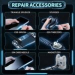 SHOWPIN 122 in 1 Precision Computer Screwdriver Kit, Laptop Screwdriver Sets with 101 Magnetic Drill Bits, Computer Accessories, Electronics Tool Kit Compatible for Tablet, PC, iPhone, PS4 Repair - Image 7
