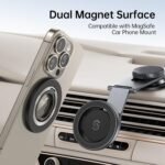 SYNCWIRE for MagSafe Phone Grip, Magnetic Phone Ring Holder Stand Kickstand | 360° Rotation, Double-Sided Magnet, Cell Phone Grip Finger Holder, for iPhone 17 16 15 14 13 12 Pro Max, MagSafe Accessories - Image 4