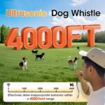 KIVORA 4 Pack Dog Whistle to Stop Barking Neighbors Dog,304 Stainless Steel Adjustable Ultrasonic Silent Dog Training Whistle for Recall & Bark Control,Professional Whistle Suitable for All Dogs - Image 9