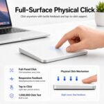 Trackpad with 2.4G USB Receiver for Mac and Windows - Multi-Touch Surface High Precision Track Pad, Multi-Gesture Touchpad Mouse Compatible with Apple MacBook iMac and Windows 10/11 PC Desktop - Image 8