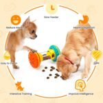 BoYoYo Interactive Dog Toys, Dog Puzzle Toys for Smart, Dog Enrichment Toy to Keep Them Busy, Treat Dispensing Toy Slow Puzzles Feeder, Yellow - Image 7