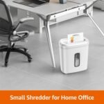 Amazon Basics 8-Sheet Cross Cut Paper and Credit Card Shredder for Security, Heavy Duty, White - Image 8