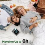 Mini Bluetooth Speaker, Smart Wireless Portable Speaker with Touchscreen, Loud HD Sound, LED Lights, BT5.4, All In One Small Audio for Home/Outdoor/Travel/Shower/Party/Beach/Camping/Hiking/Cycling - Image 7