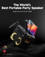Ikarao Smart Karaoke Machine for Adults - with Lyrics Display, 32GB Karaoke Tablet, 2 Wireless Mics, Professional Karaoke System, 300W Peak Power, 4 DJ Lights, Karaoke Speaker for Any Occasion - Image 3