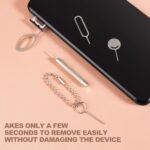 13 Pcs Sim Card Removal Tool Sim Card Tool Sim Ejector Tool iPhone Sim Card Removal Tool Sim Eject Tool Smooth and Burr-Free for All Cell Phones - Image 4