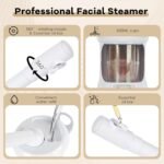 Table Facial Steamer, Face Steamer with Extendable Arm Nano Ionic Steamer for Home Salon Spa or Personal Care - Image 5