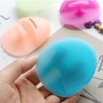 Super Soft Silicone Face Cleanser and Massager Brush Manual Facial Brush | INNERNEED Short Bristles Exfoliating Cleansing Handheld Mat Scrubber for Sensitive, Delicate, Dry Skin (Pack of 4) - Image 3