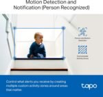 Tapo 1080P Indoor Security Camera, Baby Monitor, Dog Camera, C100(4-Pack) | Motion Detection, 2-Way Audio, Siren, Night Vision, Cloud & SD Card Storage, Works w/Alexa & Google Home, Wired - Image 7