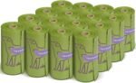 240 Count Lavender Scented 13” x 9” Dog Poop Bags Rolls, Leakproof Strong & Sturdy Waste Bags for Doggie Cat Pet - Image 2