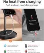 LISEN Cell Phone Stand Phone Holder for Desk, Gaming for Nintendo Switch | Office Desk Accessories for Women, iPhone Stand, Gadgets for Men Gifts, Office Decor, OtterBox Case, Switch, iPad, 4-10 in - Image 5