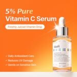 DearKlairs Vitamin C Serum – Korean Brightening Daily Serum for Even Skin Tone & Dark Spot Care, EGF Peptides, 5% Pure Vitamin C & Niacinamide, Sensitive Skin-Friendly, 1.18 Fl Oz - Image 3