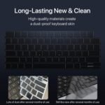 Soonjet Ultra Thin Keyboard Cover for MacBook Pro 14 16 & MacBook Air 13 15 | Premium TPU Protector for MacBook Pro 14/16 with M1-M5 Pro/Max Chips and MacBook Air 13/15 with M2-M5 Chips, US ANSI Layout - Image 5