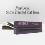 HOT TOOLS Black Gold Ionic 1 1/4 Inch Flat Iron, Use as Straightener for Sleek Straight Hair or Use Rounded Edges for Shiny Curls and Waves, Stylist-Preferred - Image 8