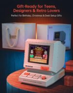 Divoom MiniToo Retro PC-Style Computer Speaker, Smart Pixel Screen with DIY Faces, Bluetooth & USB Audio, Alarm/White Noise Clock, Desk Setup Gift for Bedroom, Office & Gaming - Image 9
