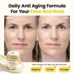 Retinol Cream for Face Anti Aging: Wrinkle Cream for Face Neck with Collagen Hyaluronic Acid - Night Moisturizer for Men Women - Facial Skin Care Gift for Women Wife Mother (1 Pack) - Image 5