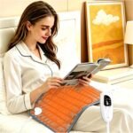 Electric Heating pad with 6 Heat Settings, Auto Shut Off, Dry Electric Heating for Back Neck Knee Arms Legs Shoulder Heat Pads for Christmas Birthday Father Mother's Day (24"X12", Gray Green) - Image 2