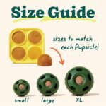 WOOF Pupsicle and Treat Tray - Long-Lasting Interactive Dog Ball Toy and Silicone Dog Treat Mold - Keep Your Pup Busy - Easy to Clean - Dog Toys for Small Dogs 10-25 lbs - Image 9