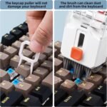 Keyboard Cleaning Kit Laptop Cleaner, All-in-1 Computer Screen Cleaning Brush Tool, Multi-Function PC Accessories Electronic Cleaner Kit Spray for iPhone iPad Macbook Earbud Camera Monitor with Patent - Image 3