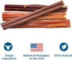 Best Bully Sticks 6 Inch Odor-Free Bully Sticks - 20 Count (Pack of 1) - Bulk Bag, Odorless Natural Grass-Fed Beef, Easily Digestible, No Grain or Rawhide, Ideal for Big Breeds - Image 4
