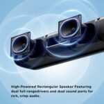 MZEIBO Sound Bar,50W for Smart TV Bluetooth 5.3 Speaker 17 Inch TV Speaker with ARC/Optical/AUX Connections - Image 3