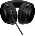 HyperX Cloud III – Wired Gaming Headset, PC, PS5, Xbox Series X|S, Angled 53mm Drivers, Spatial Audio, Memory Foam, Durable Frame, Ultra-Clear 10mm Mic, USB-C, USB-A, 3.5mm – Black - Image 4