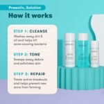 Proactiv 3 Step Acne Treatment System, 60 Day Complete Skincare Kit with Benzoyl Peroxide Cleanser, Toner, Repairing Treatment, and 15‑Count Pimple Patch - Image 4