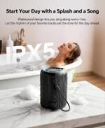 Portable Bluetooth Speaker Beach Essentials: IPX5 Waterproof for Outdoor/Powerful HD Sound/Dynamic Light/All Day Playtime/Wireless BT 5.3/TWS Pairing, Travel|Camping|Pool Accessorie, School Supplies - Image 7