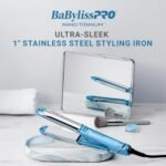 BaBylissPRO 1" Ultra-Sleek Stainless Steel Styling Iron, Hair Straightener, Waver and Curling Tool in one - Image 3