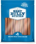 Best Bully Sticks 6 Inch Odor-Free Bully Sticks - 20 Count (Pack of 1) - Bulk Bag, Odorless Natural Grass-Fed Beef, Easily Digestible, No Grain or Rawhide, Ideal for Big Breeds - Image 2