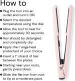 L'ANGE HAIR Le Ceramique 1-Pass Flat Iron Hair Straightener | Fast Heating Ceramic Flat Iron | Best Hot Tools Professional Hair Straightener to Lock in Moisture & Shine | (Blush) - Image 5